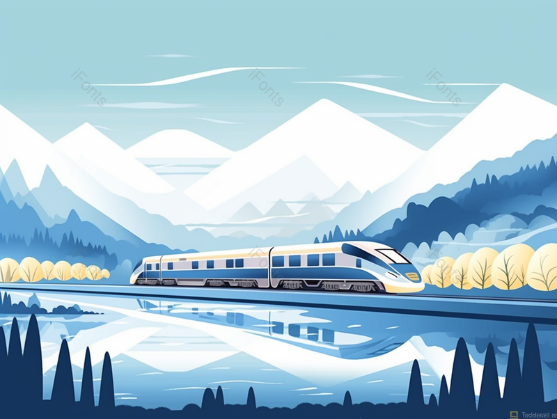 中国列车卡通手绘背景,插画/手绘图,插画/手绘图库,插画/手绘图下载,插画/手绘